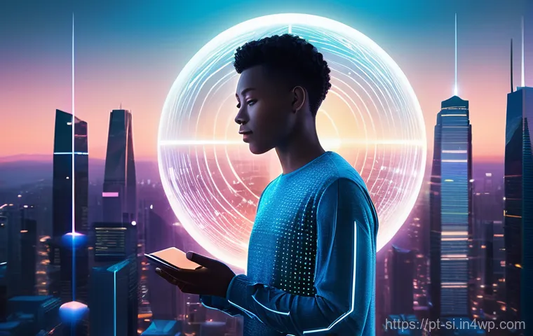 DID의 윤리적 측면과 사회적 영향 - **Prompt:** A young, diverse individual (wearing stylish, modest casual clothing) stands confidently...