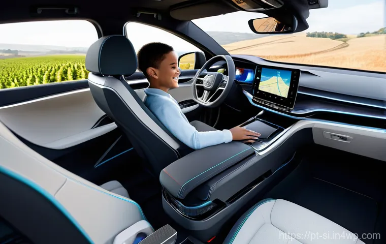 DID와 자율주행차의 신원 인증 - **Prompt:** An abstract, vibrant digital landscape illustrating the concept of Decentralized Digital...